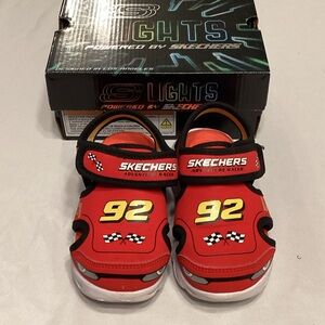 Skechers Kids Red Adventure Racer Shoes